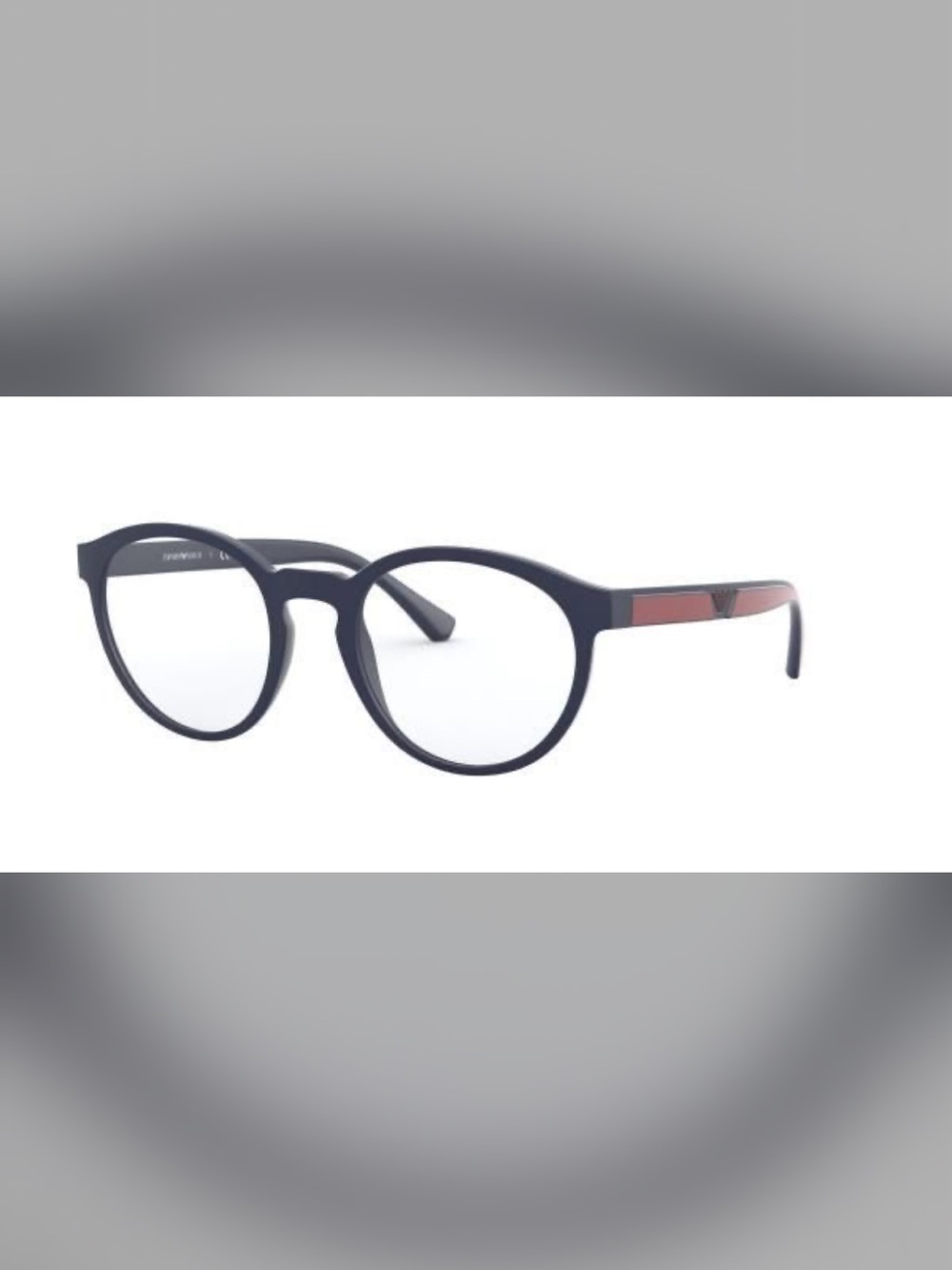 Emporio Armani Men’s Matte Navy Round Sunglasses